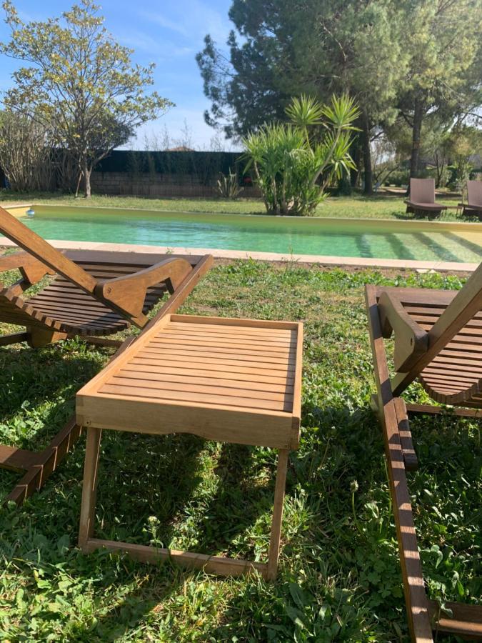 Le Patio, chambres d hôtes pour adultes en Camargue, possibilité de naturisme à la piscine, Aimargues Exterior foto